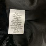 Intempo Black Velvet Blazer XL Crushed Single Button Party Goth Retro Grunge Photo 4