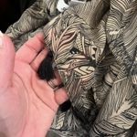 Avenue NWT Shawl Wrap Sheet With Tassels Brown And Black Hawaiian Print OS Photo 3
