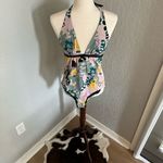 Missoni Printed Halter One-Piece Swimsuit, Size 42 Euro (8 US) Multi Color, NWT Photo 12