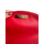 Salvatore Ferragamo Red Gold Cosmetic Makeup Travel Toiletry Zip Bag Photo 8