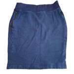 Nike pencil skirt sweat material navy size M Photo 0