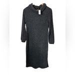 Banana Republic NEW  Charcoal Cowl Neck Sweater Dress size S Photo 2