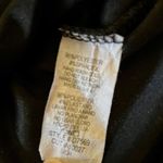 1990s Black Crushed Velvet Collar Keyhole Bell Sleeve Bodycon Sheath Mini Dress Size XS Photo 4