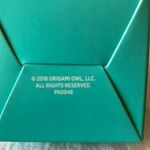 Origami Owl : 2018 Blue Clara’s Silver Tone Earrings Photo 5