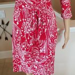 Marciano Vintage 80’s  Red & White Wrap Dress Photo 3