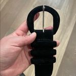 Talbots Vintage  Black Suede Leather Belt Size XL
Made In USA Photo 8