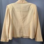 Giorgio Sant’Angelo Blazer Butter Yellow Jacket Blazer Size 16W Photo 3