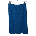 Anthropologie / Moulinette Soeurs Blue Lace Pencil Skirt Size 4 Photo 1