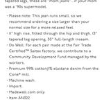 Madewell The Perfect Vintage Full-Length Jean in Sanderson Wash Mom Jean Size 24 Photo 15