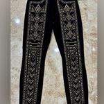 7 For All Mankind . Black with gold embellishments. Size 24. NWT Photo 0