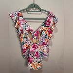 Summersalt NWT  X LL Bean Ruffle Backflip One Piece‎ Floral Swimsuit 18 Photo 3