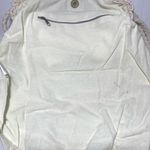 Anthropologie  cream woven handbag shoulder bag boho large shoulder bag Photo 8