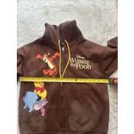 Disney  Winnie‎ The Pooh Zip Up Hoodie Womens S Juniors Brown Photo 7