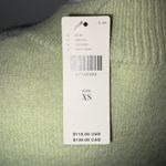 Sunday in Brooklyn  Antgropologie Pale Lime Green V Neck Sweater Vest Dress XS Photo 4