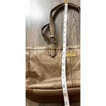 Coach Vintage Gallery Embossed Leather Women’s Tote F20742 Brass Copper Brown Photo 3