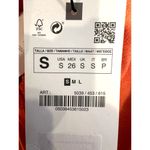 ZARA Sleeveless Stretch Summer Jacquard Paisley Ruffle Top Orange Yellow size S Photo 15