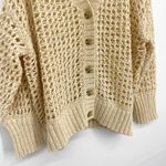 J.Crew  Montauk relaxed cardigan Buff Clay Size Medium NWT Cardi Resort Coastal Photo 5