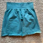 NVGTN Teal Contour Seamless Shorts Photo 2