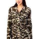 True Religion  Green Camouflage Field Jacket Photo 0