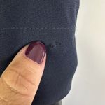 Tibi  Lamb Leather Navy & Black Mini Sheath Dress Women’s Size 6 Photo 6