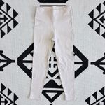 Aerie Offline by  High Rise Seamless Ribbed 7/8 Leggings in Oat Small Photo 1