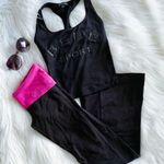 Bebe NBW Embellished Black Cropped Sports Tank Photo 2