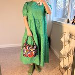 Le masterpiece Green balloon puff dress. S Photo 7