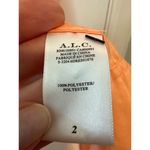 ALC Frank A.L.C. Lucca Coral Ruffle Tiered Mini Dress With Plunge Neckline Size 2 Photo 10