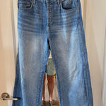 Veronica Beard  Durango Wash Wide-Leg Jeans Size 30 Photo 0
