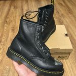 Dr. Martens 1460 MP black leather zipper lace up boots booties shoes new Photo 0