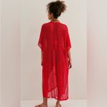 Free People Traveling Easy Kaftan in Red Photo 1