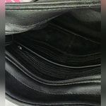 Liz Claiborne  Black Leather Crossbody Purse 9" L 3" W 9" H Photo 6