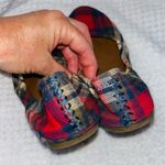 Lucky Brand  Plaid Slip On Shoes sz 7.5 Photo 2