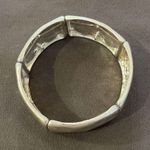 Lia Sophia BOMBAY Retired Stretch Bracelet Silver Matte silvertone stretch brace Photo 2