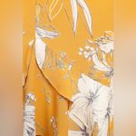 Lulus Darling Daylily Mustard Yellow Floral Print High-Low Maxi Dress Photo 3