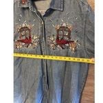 Vintage Cardinal Bird Blue’s Denim Button Photo 1