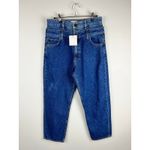 Sandro  Paris H18Kitty Bleu Double Waisted Designer Jeans Size 40 FR US 8 Photo 15