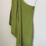 Lulus ASOS One-Shoulder Bodycon Lime Green Dress (Cocktail/Date Night/Going Out Dress) Photo 12