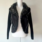 Say What? Y2K faux fur sweater jacket Photo 1