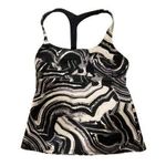 Nike * Marble Tankini Top Modest Swim Wear Size Small Photo 0