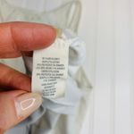 Aerie  White Lace Yoke Racer Tank Top Sz Medium Photo 5