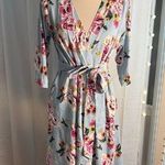 Baby Be Mine Floral Maternity Robe Photo 0
