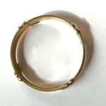 Monet black and gold tone bangle bracelet Photo 6