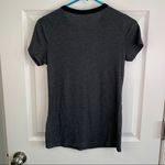Arizona Jeans 5/$15 - Arizona Jean co gray tee with‎ lace up neck Photo 2