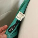 Venus One Shoulder Dress in Green Photo 5