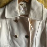 Tory Burch  Bernadine Wool Blend‎ Peacoat Button Jacket 48131588 SHELL/IVORY 0 Photo 4