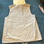 Lafayette 148 xl soft leather vest with hood and cotton lining casual sporty Gray Photo 4