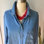 Old Navy • 100% Cotton Chambray Classic Shirt• size Large Tall Photo 0