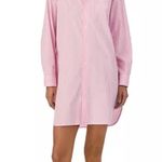 Ralph Lauren Women's Long-Sleeve Striped Roll-Tab Shirt Sleepshirt Size S Photo 9