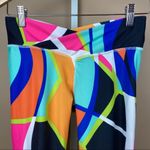 Fabletics Small 80’s Style Neon Geo Print Active Leggings Y2K Funky Vibrant Photo 3
